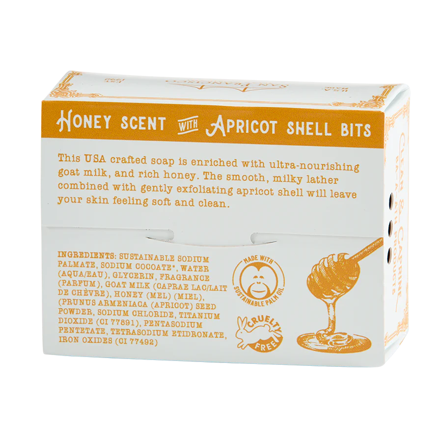 Honey & Apricot Bits Goat Milk Bar Soap