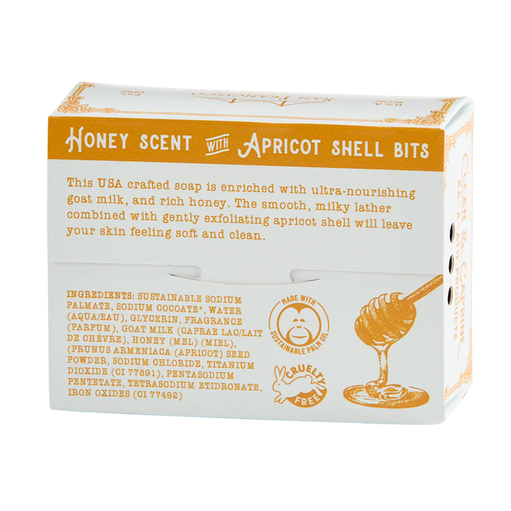 Honey & Apricot Bits Goat Milk Bar Soap