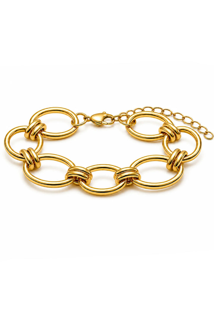 Ellie Vail Ruby Oval Chain Bracelet