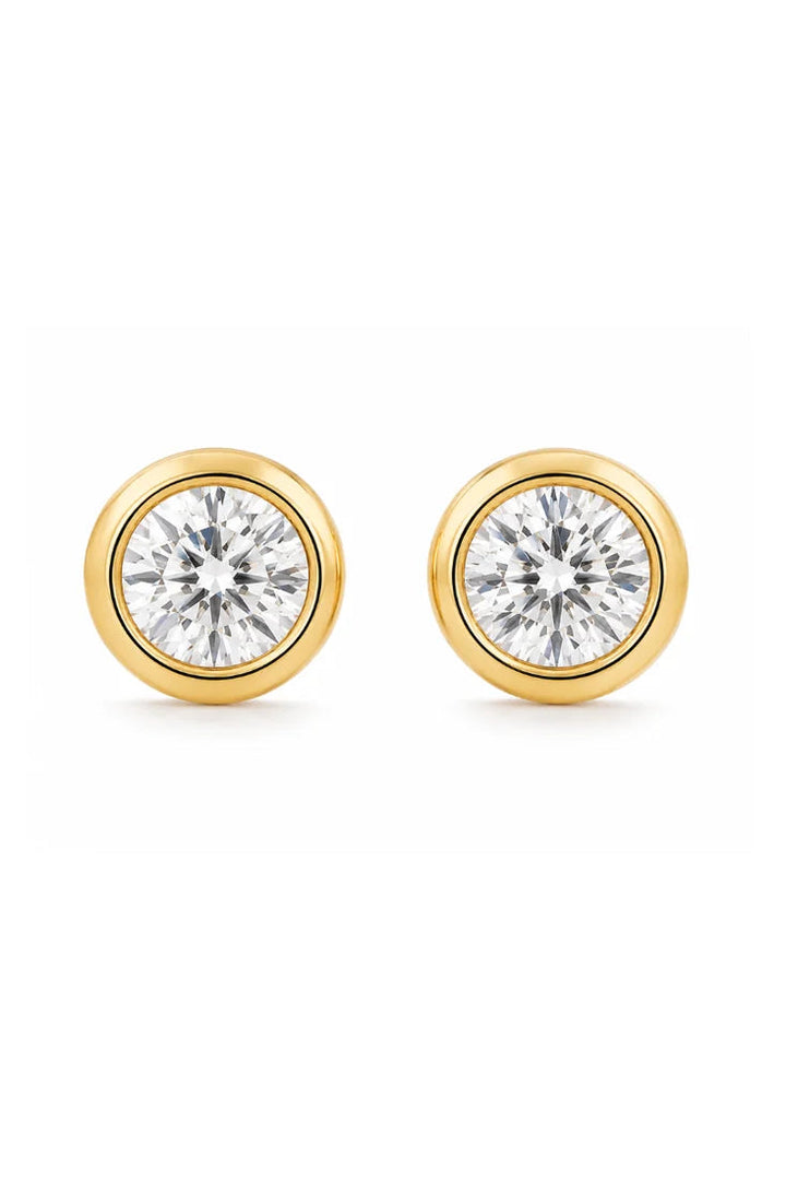 Ellie Vail Cateana Bezel Stud Earring