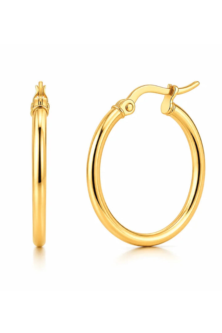 Ellie Vail Laurette Medium Hoop Earring
