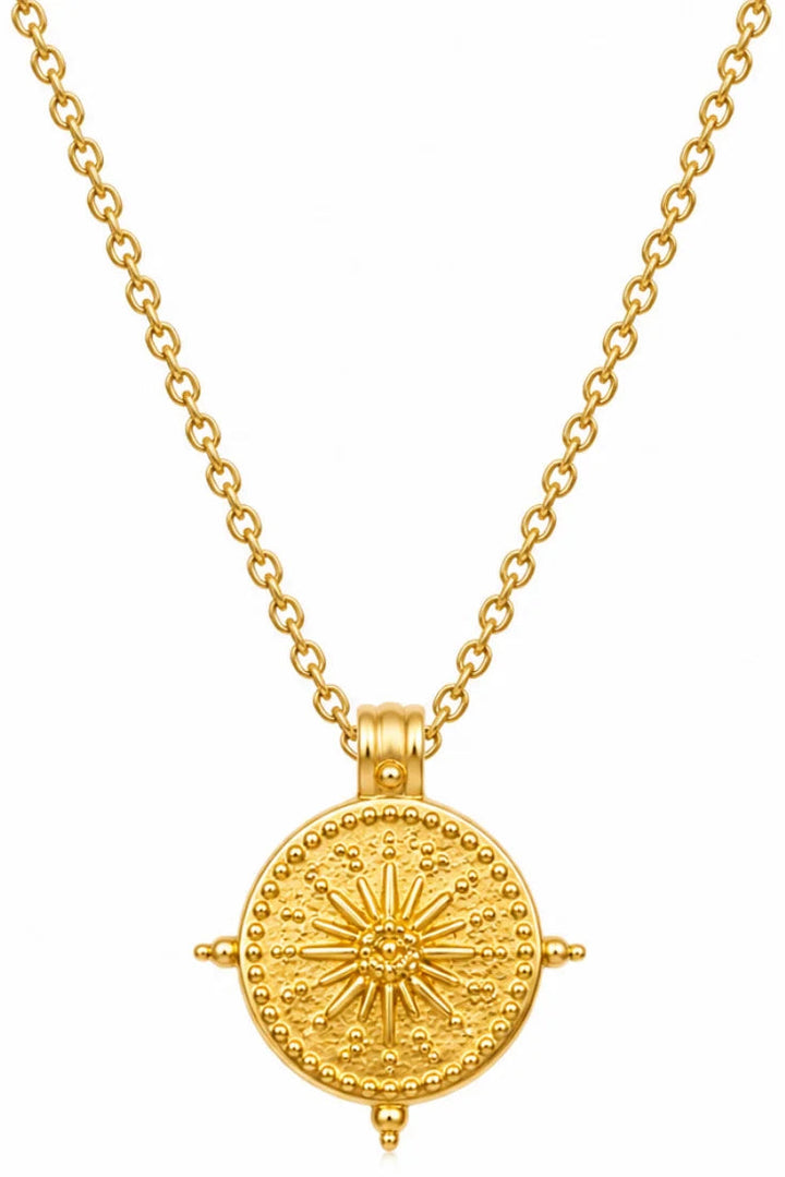 Ellie Vail Beckett Sun Disc Pendant Necklace