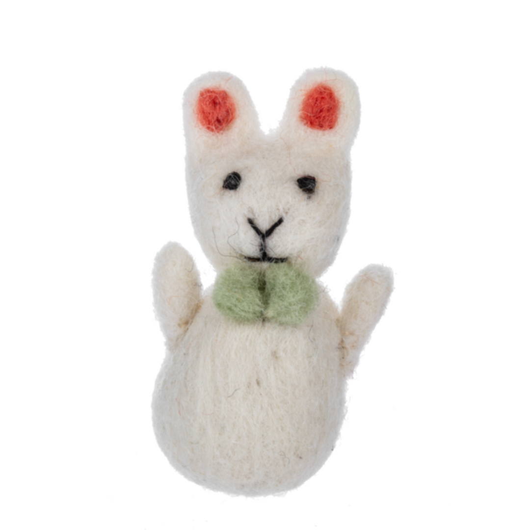 Mini Wool Easter Bunny Token