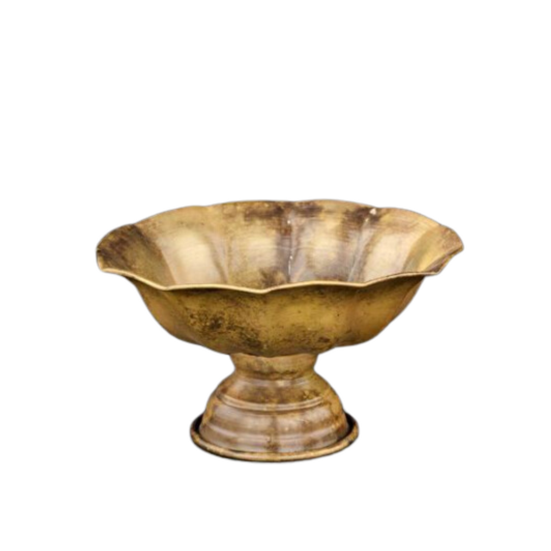 Old Brass Compote