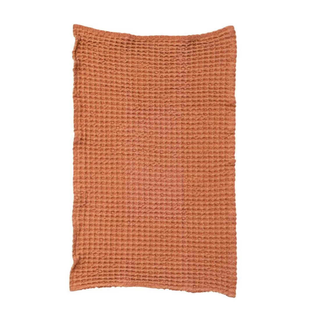 Retro Autumn Waffle Dishtowel