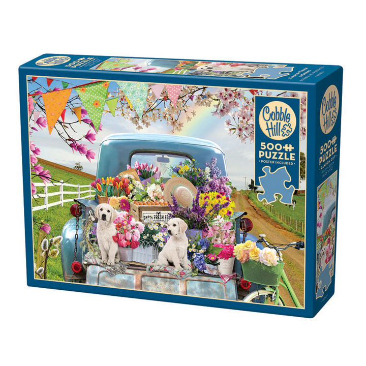 Country Truck in Spring Puzzle