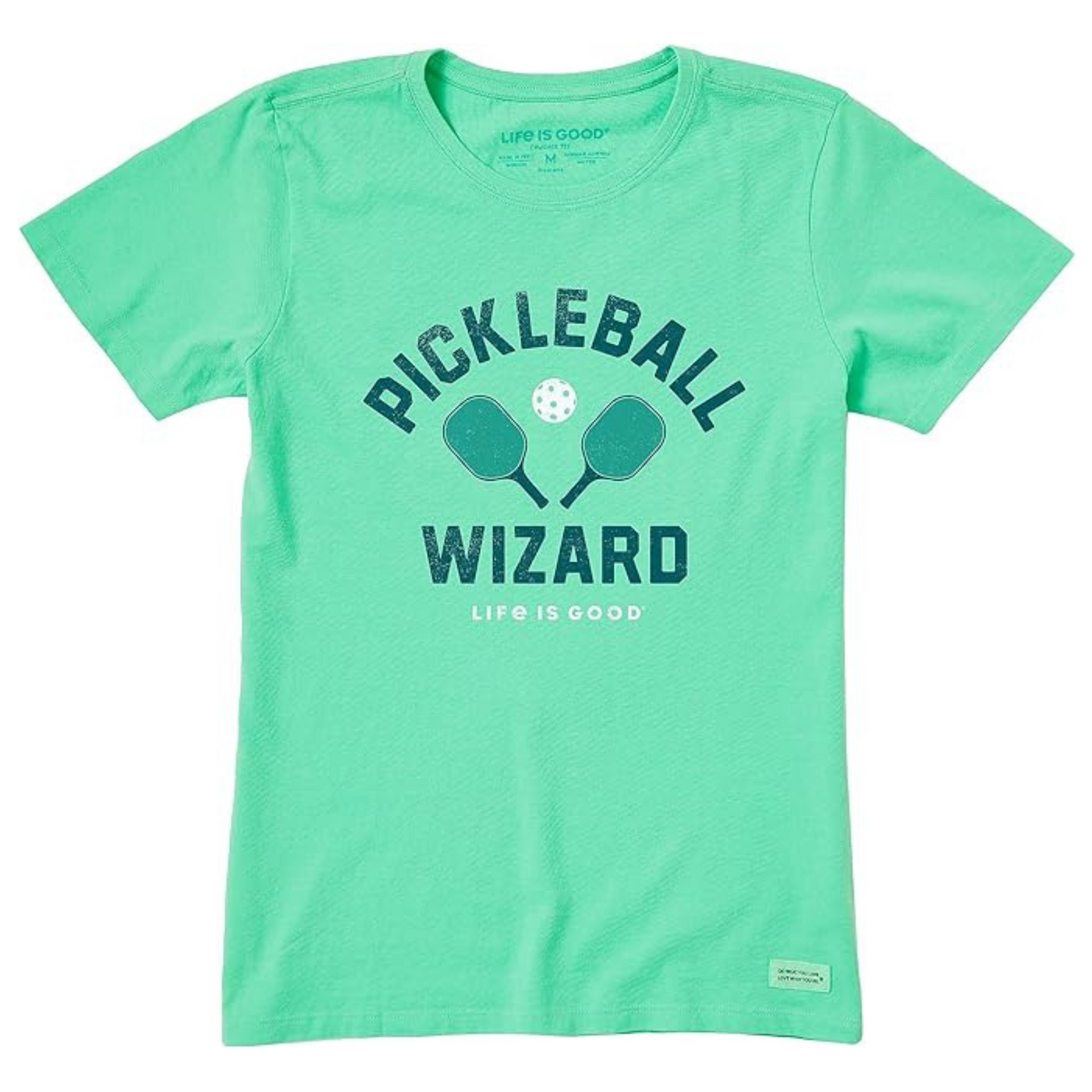 Women's Life Is Good Pickleball Wizard Crusher Tee