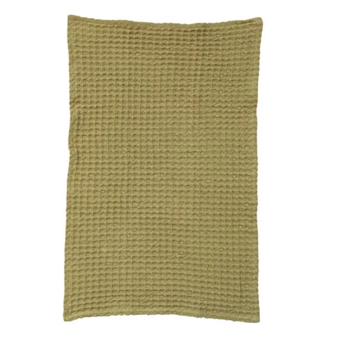 Retro Autumn Waffle Dishtowel