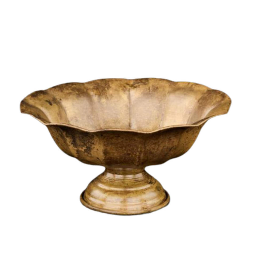 Old Brass Compote