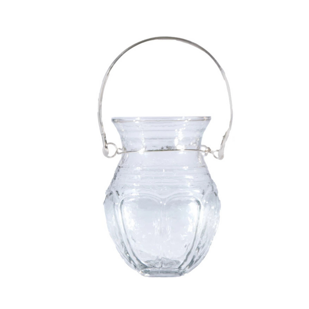 Glass Hanging Tealight Holder
