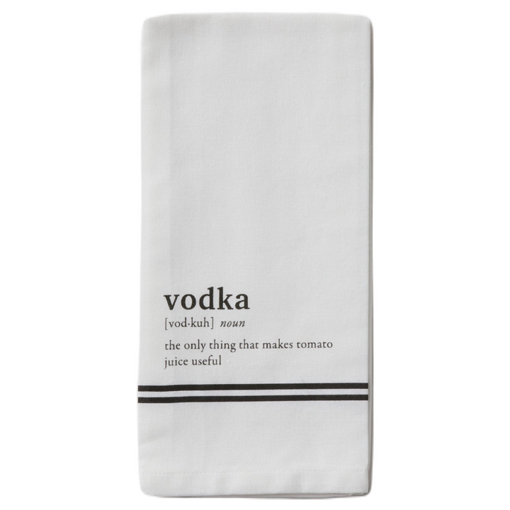 Tableau Dish Towel With Saying