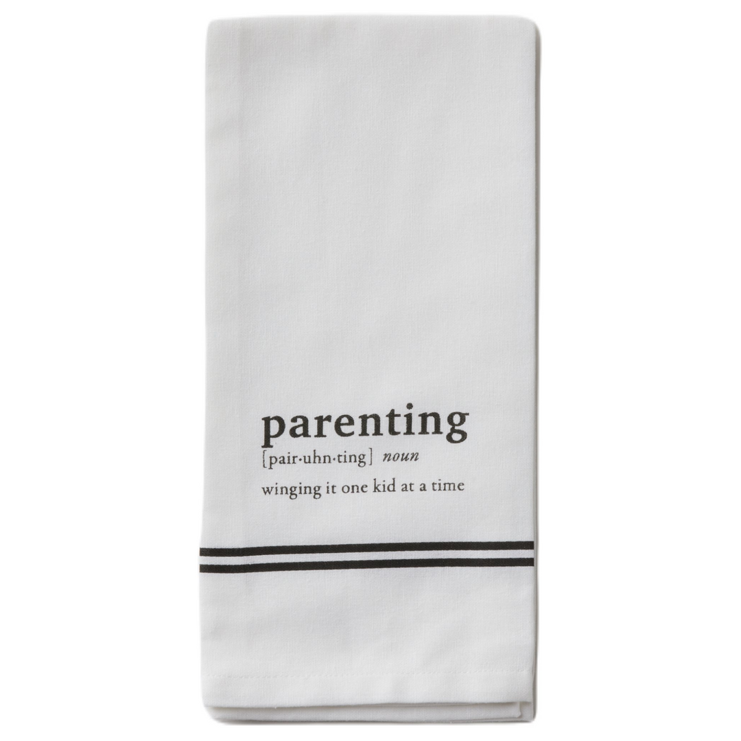 Tableau Dish Towel With Saying