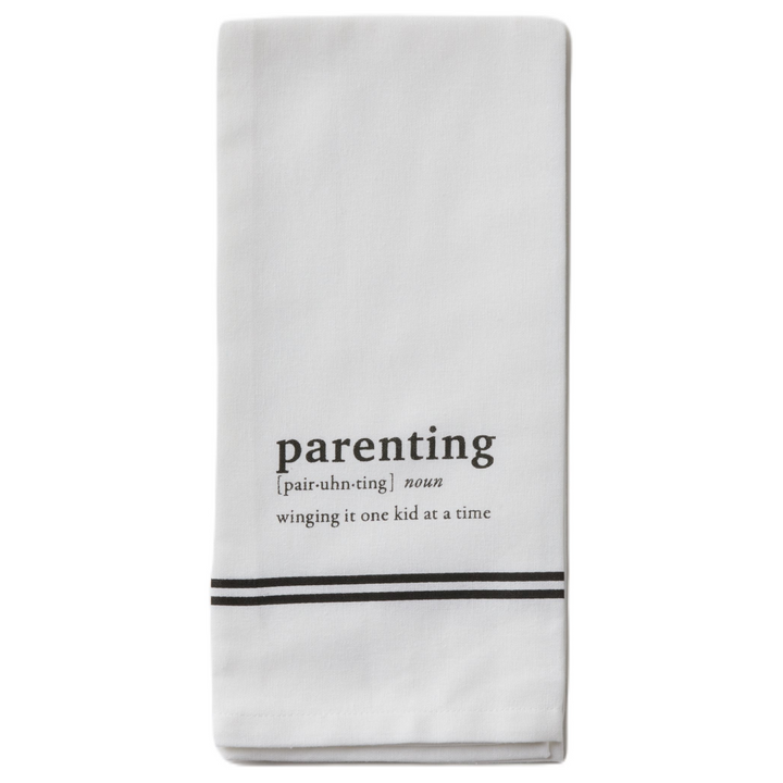 Tableau Dish Towel With Saying