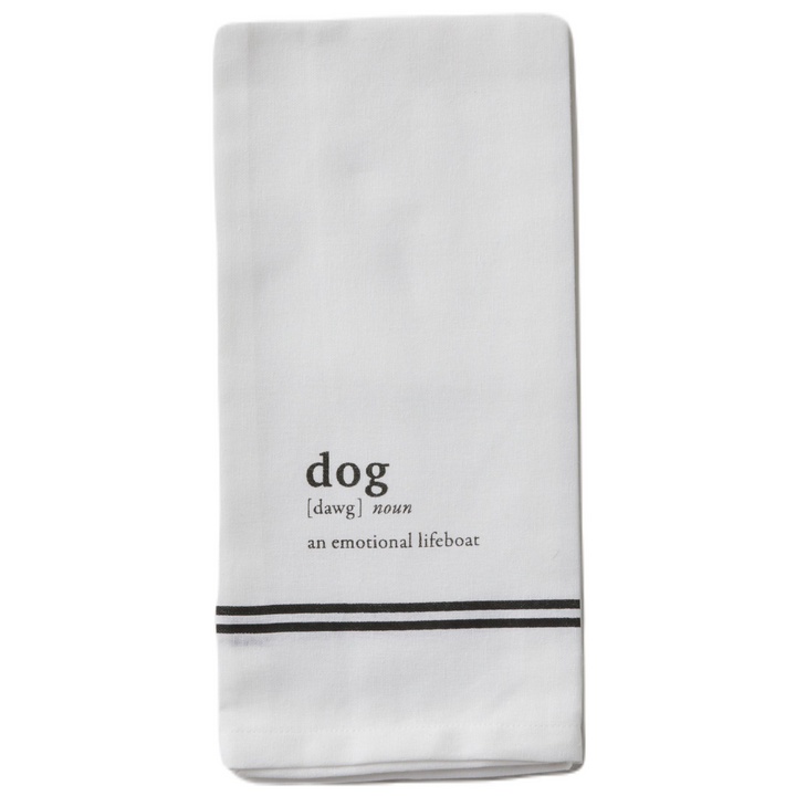Tableau Dish Towel With Saying