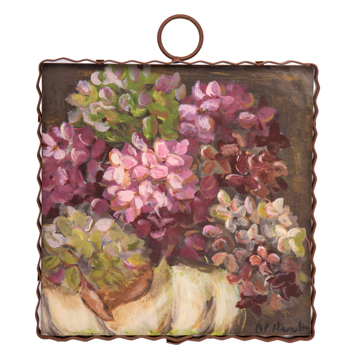Scalloped Mini Autumn Art Plaque