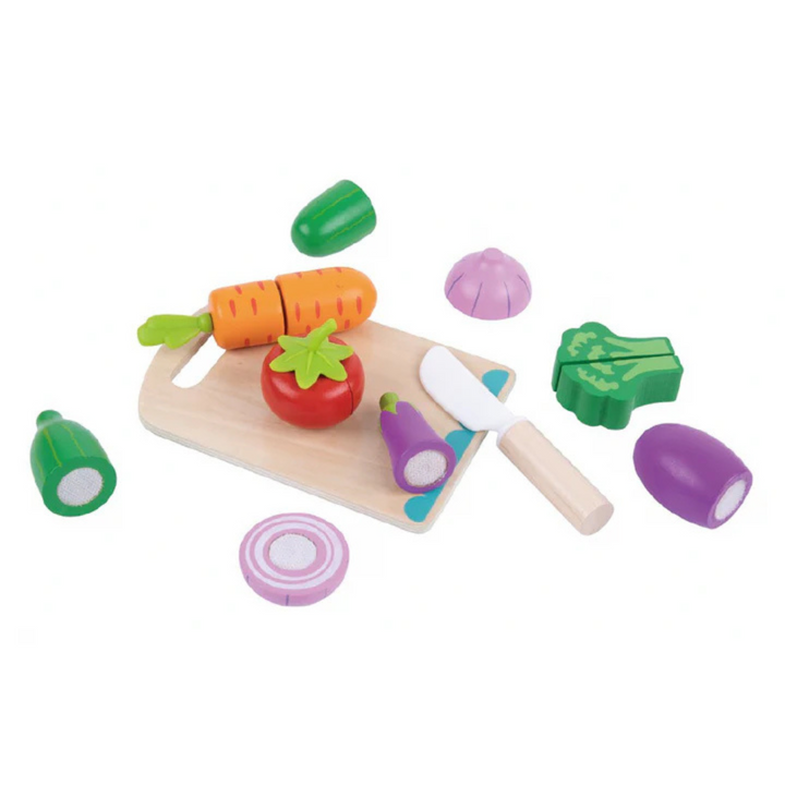 Chunky Vegetable Wooden Play Set