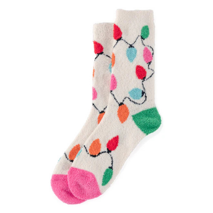 Cozy Christmas Lights Socks