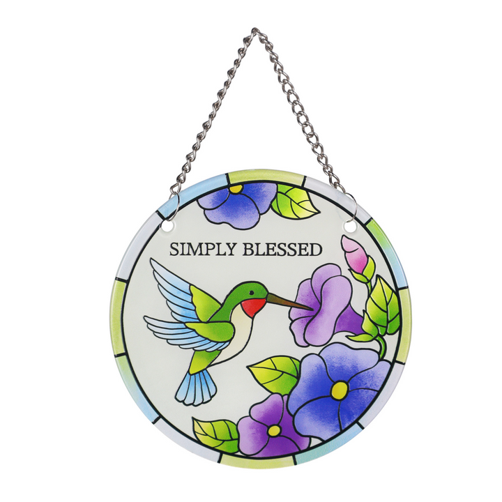 Spring Stained Glass Suncatcher