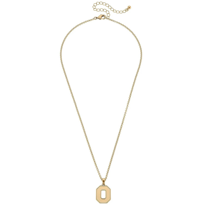 Ohio State Buckeyes Gold Plated Necklace