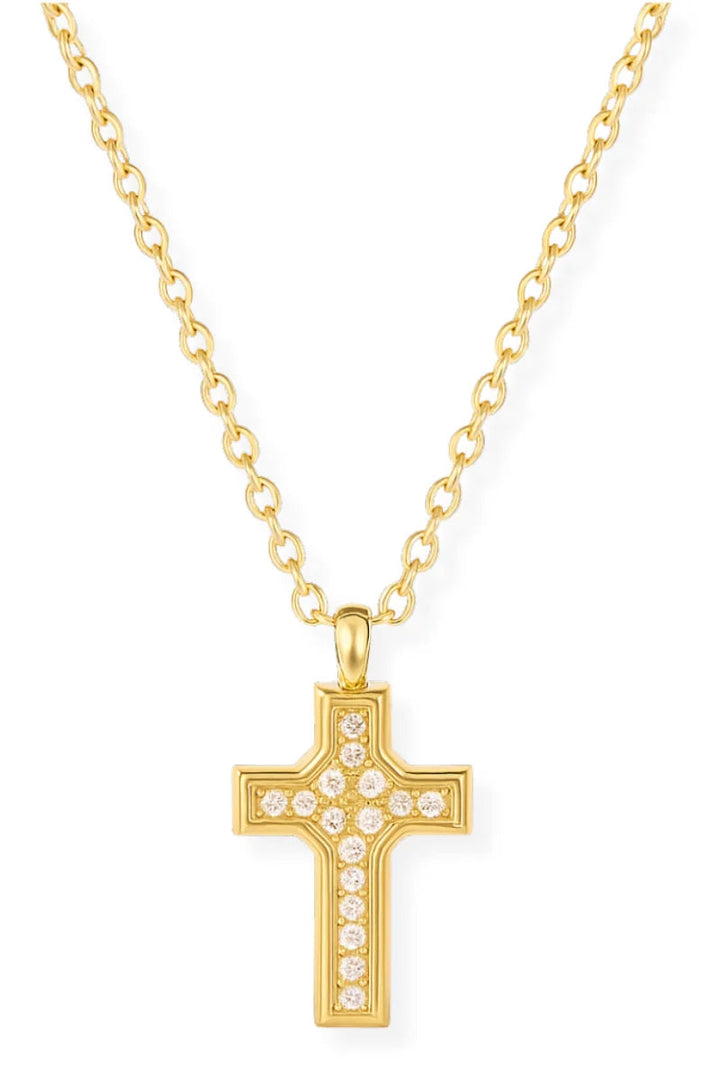 Ellie Vail Wyatt Mini Cross Pendant Necklace