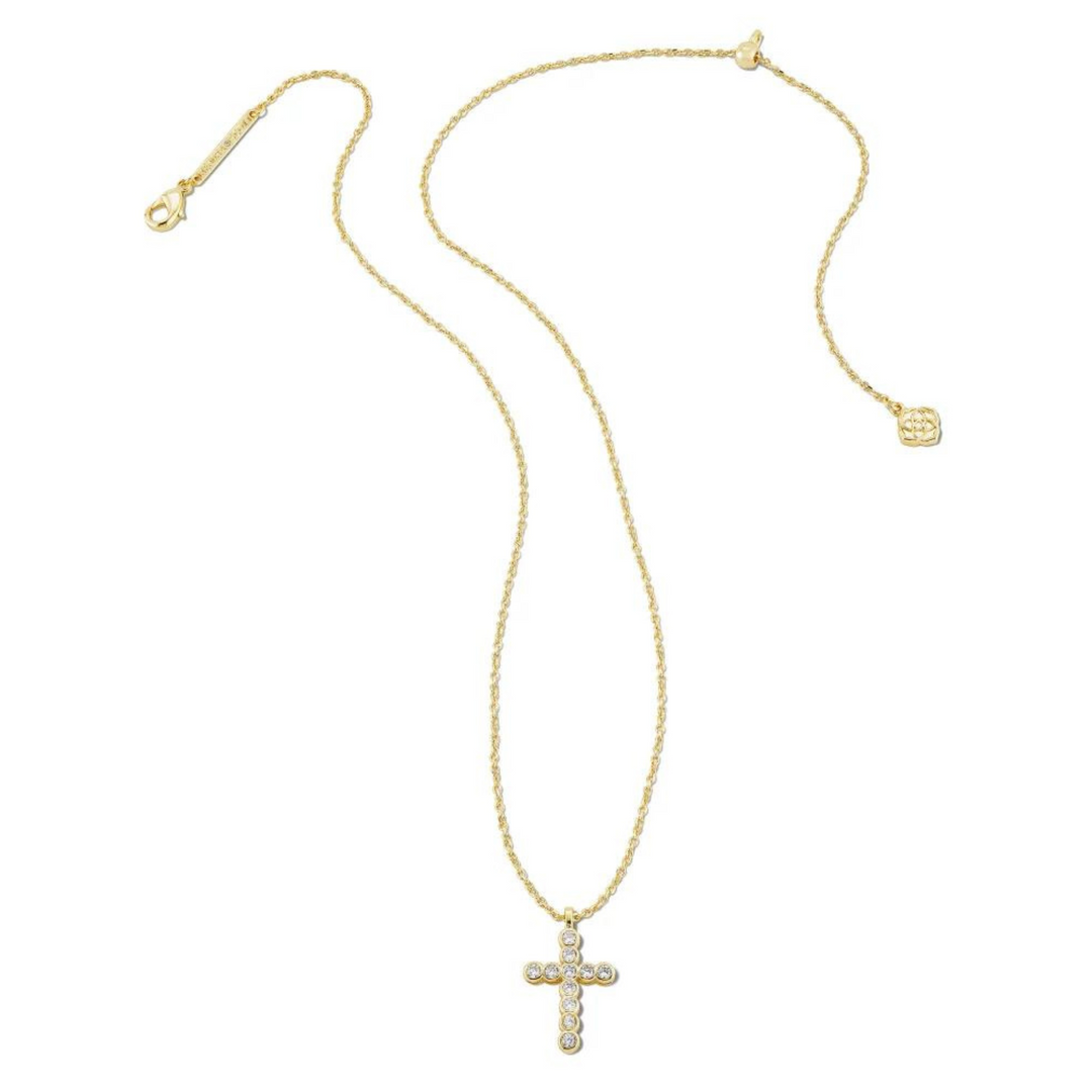 Kendra Scott Cross Crystal Pendant Necklace