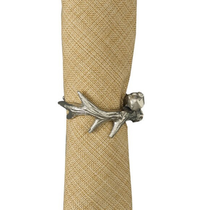 Silver Antler Napkin Ring