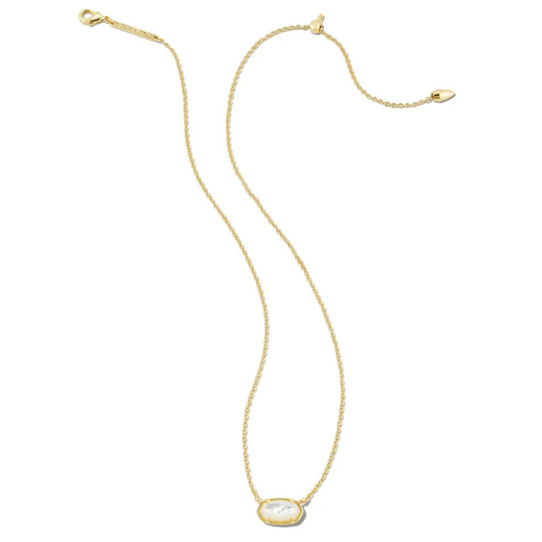 Kendra Scott Grayson Necklace - Gold Ivory Mother Of Pearl