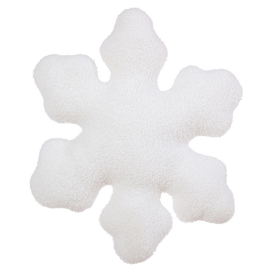 Plush Snowflake Pillow