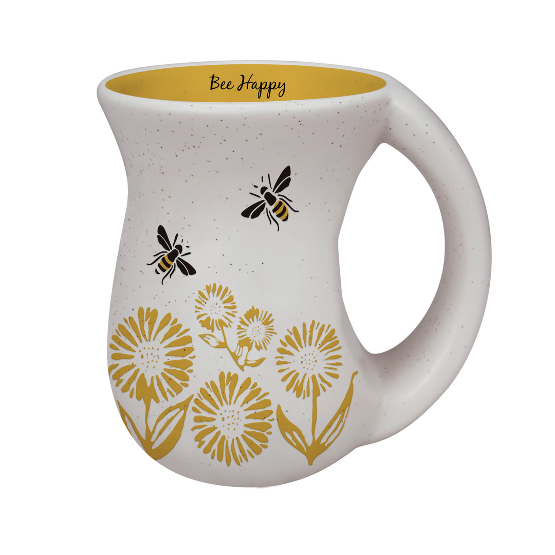 Bee Happy Flower Mug