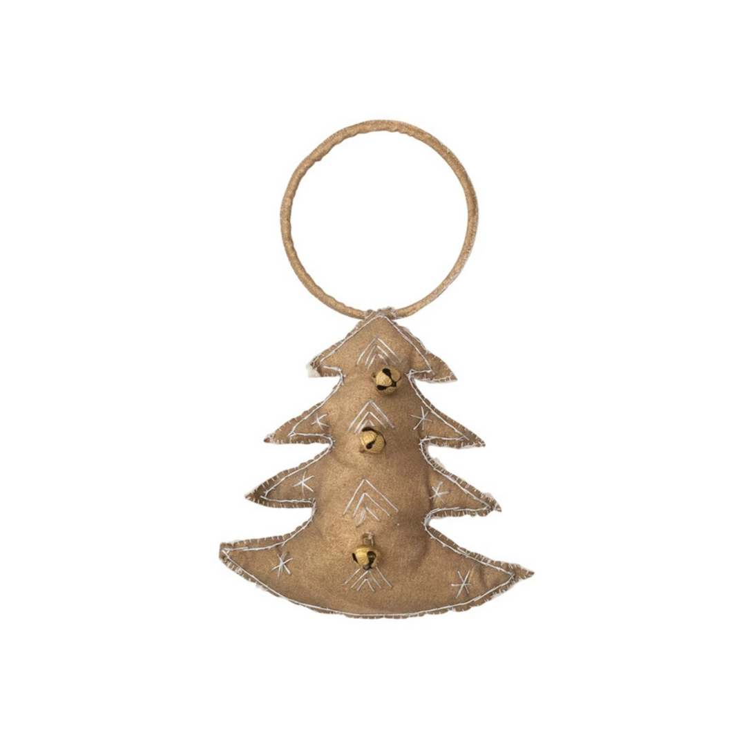 Canvas Christmas Tree Door Hanger