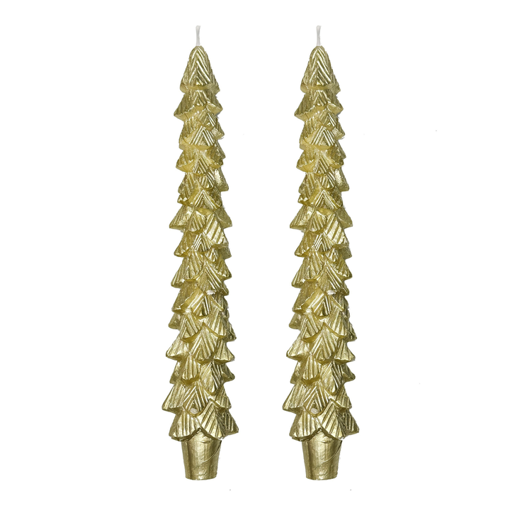 Sentry Evergreen Taper Candle Set