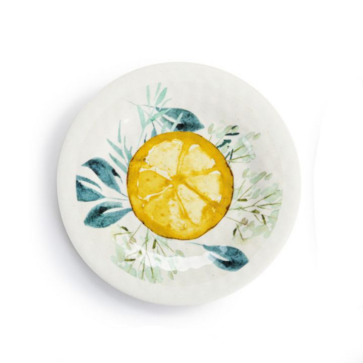 Lemon Appetizer Melamine Plate