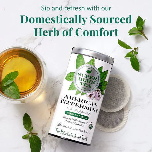 Organic American Peppermint SuperHerb Tea