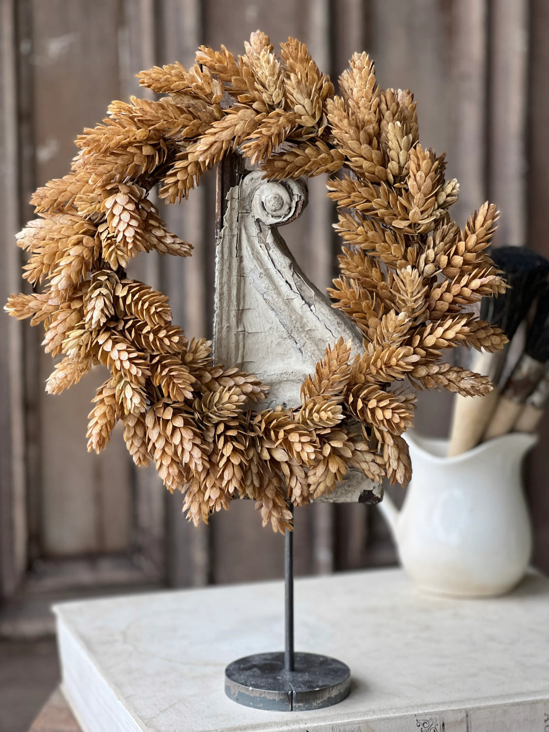 Golden Hops Candle Ring