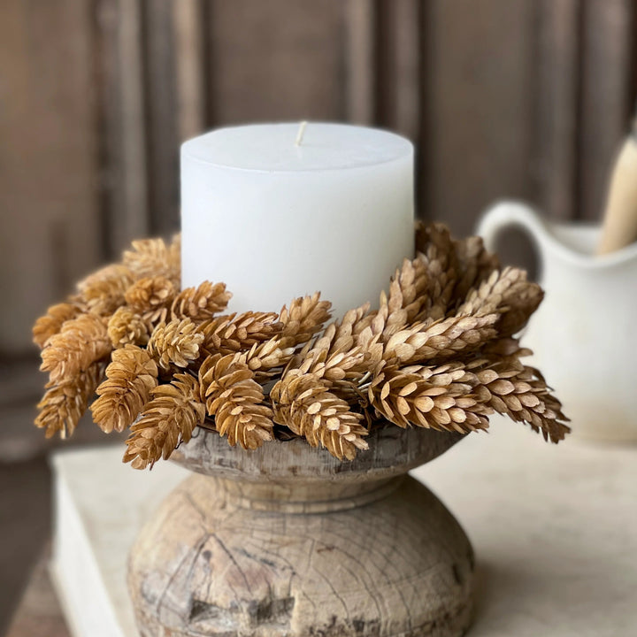 Golden Hops Candle Ring