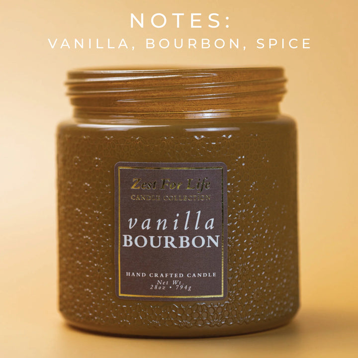 Zest For Life Vanilla Bourbon Candle