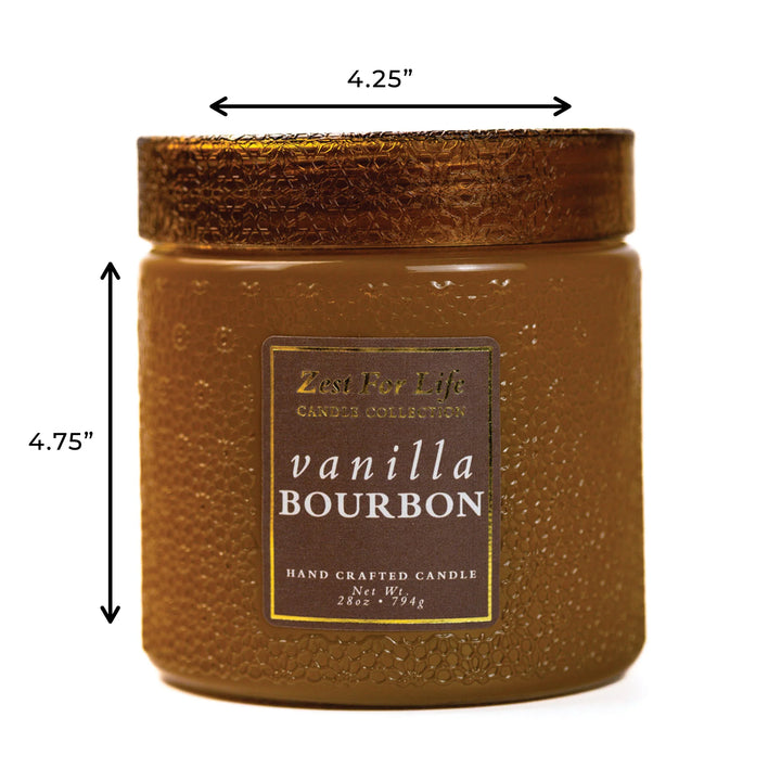 Zest For Life Vanilla Bourbon Candle