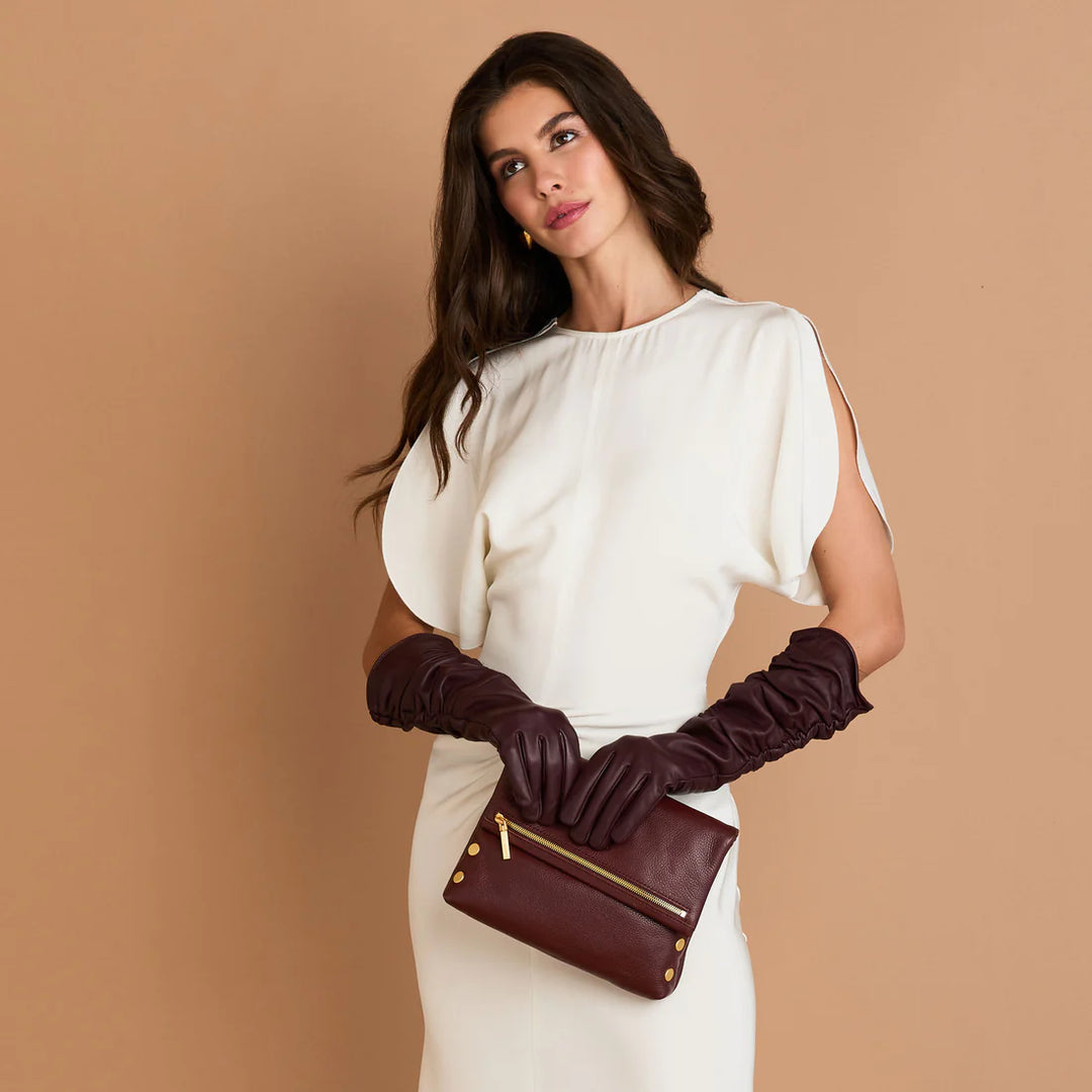 Hammitt Vip Med - Cherrywood Pebble/Brushed Gold