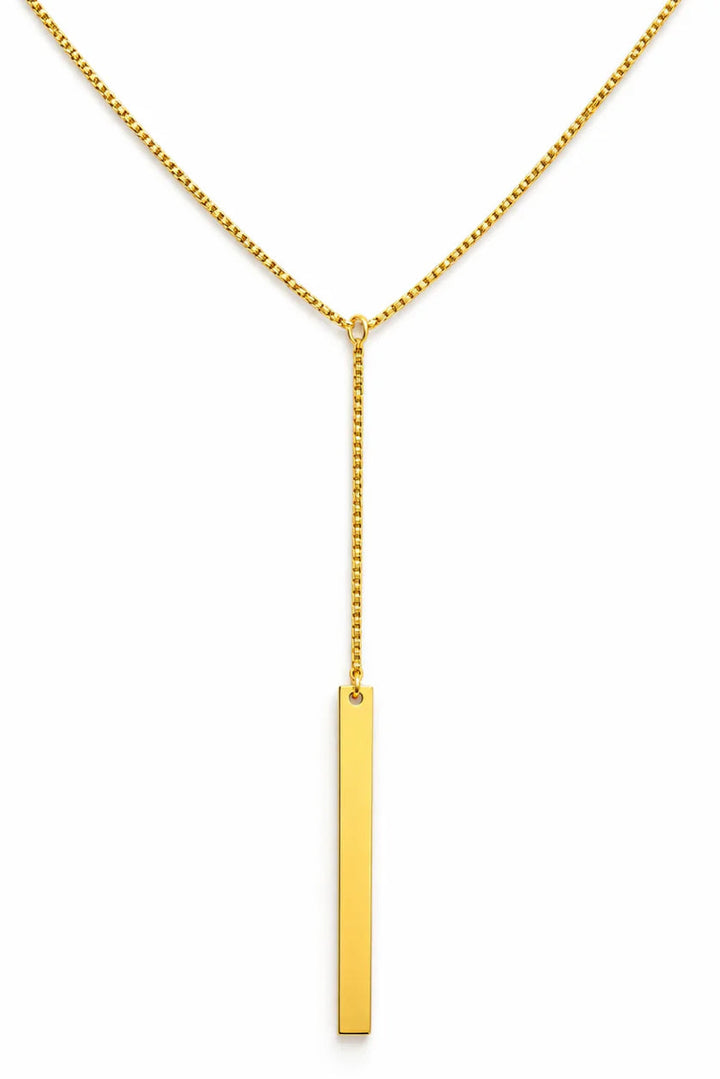 Ellie Vail Vionetta Lariat Bar Necklace
