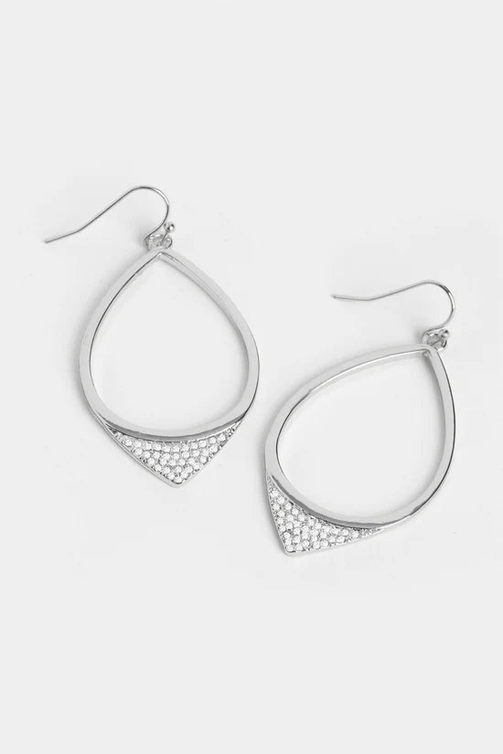 Embellished Teardrop Dangles