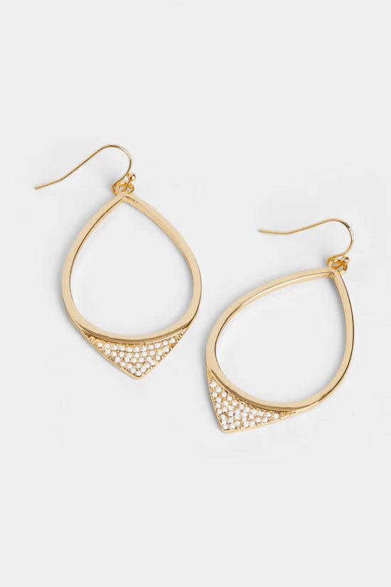 Embellished Teardrop Dangles