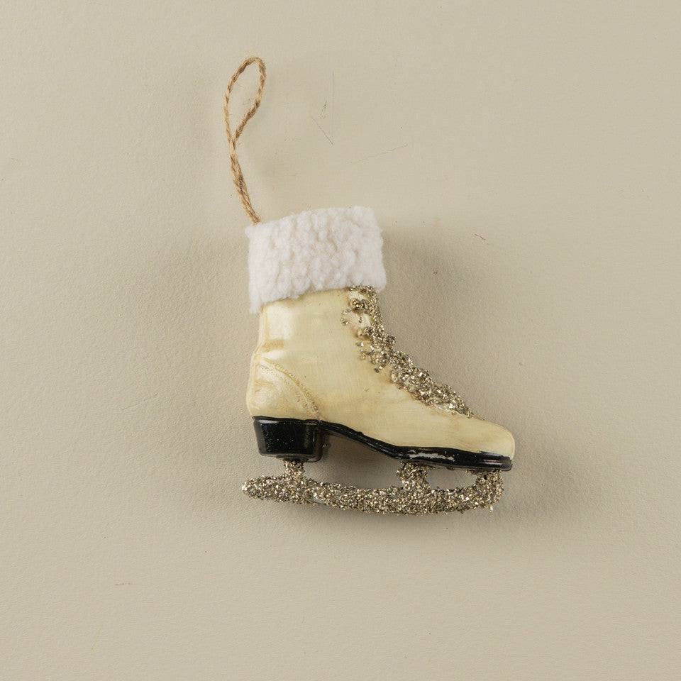 Vintage Ice Skate Ornament