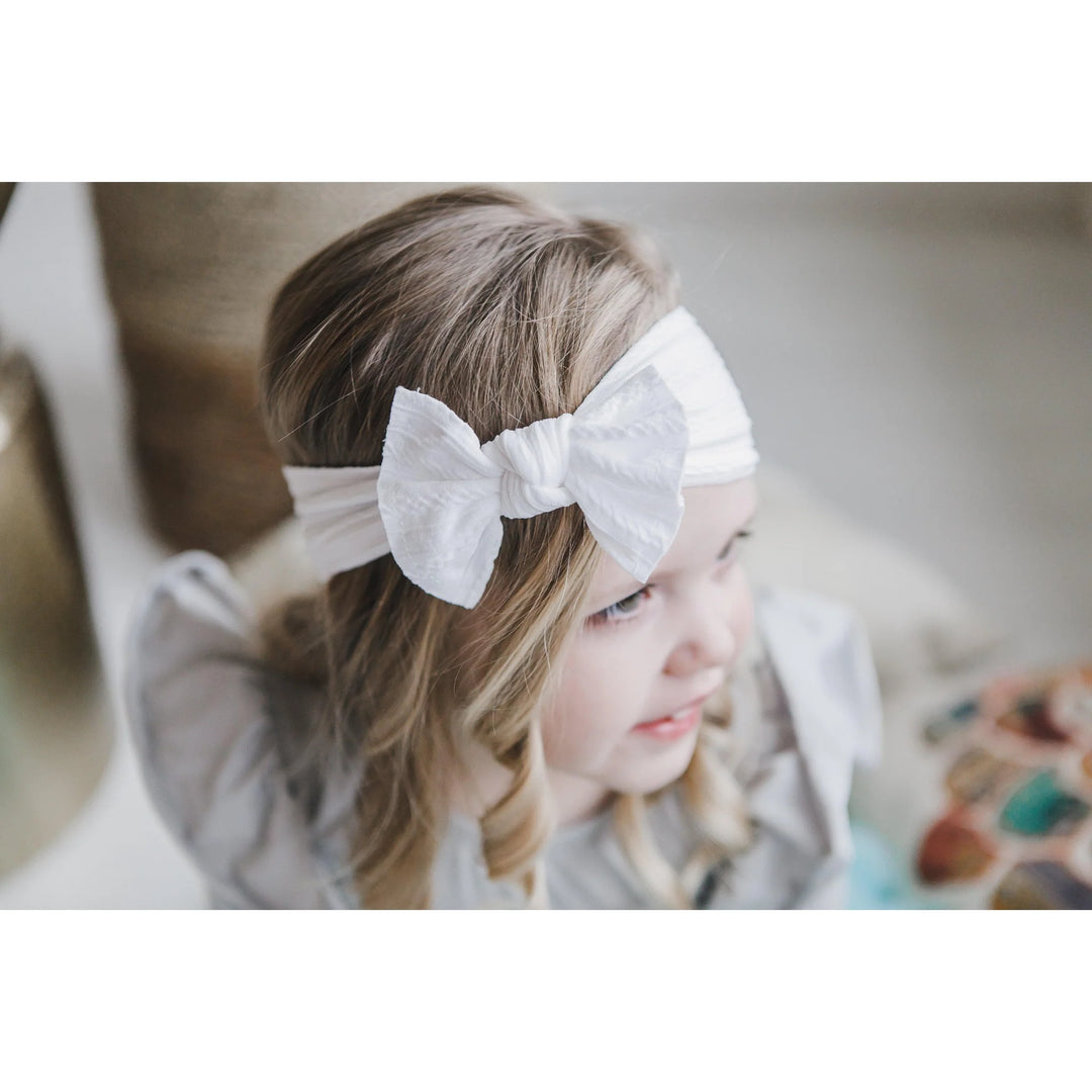 Cable Knit Nylon Headwrap