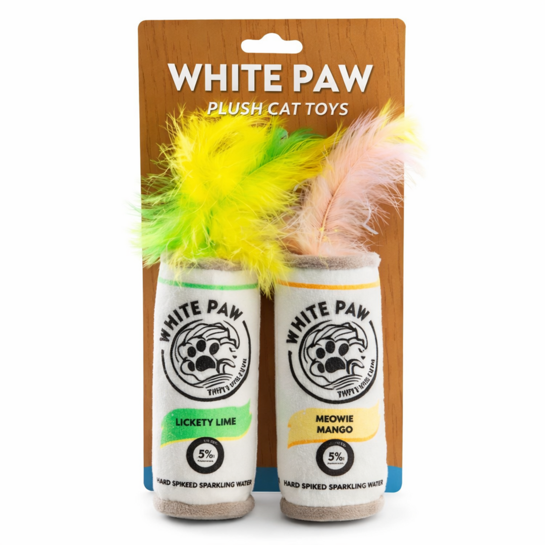 White Paw Catnip Toy