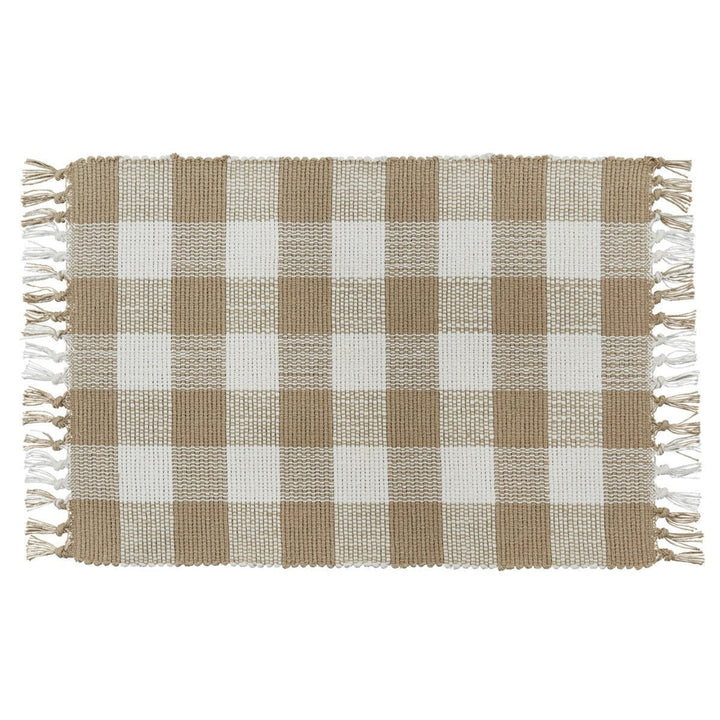Wicklow Check Natural Placemat