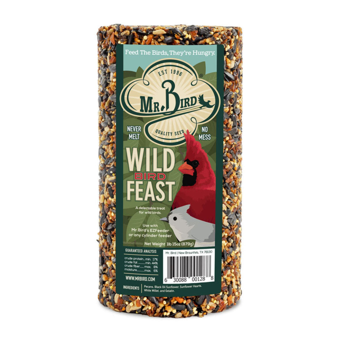 Wild Bird Feast Cylinder for birds on white background
