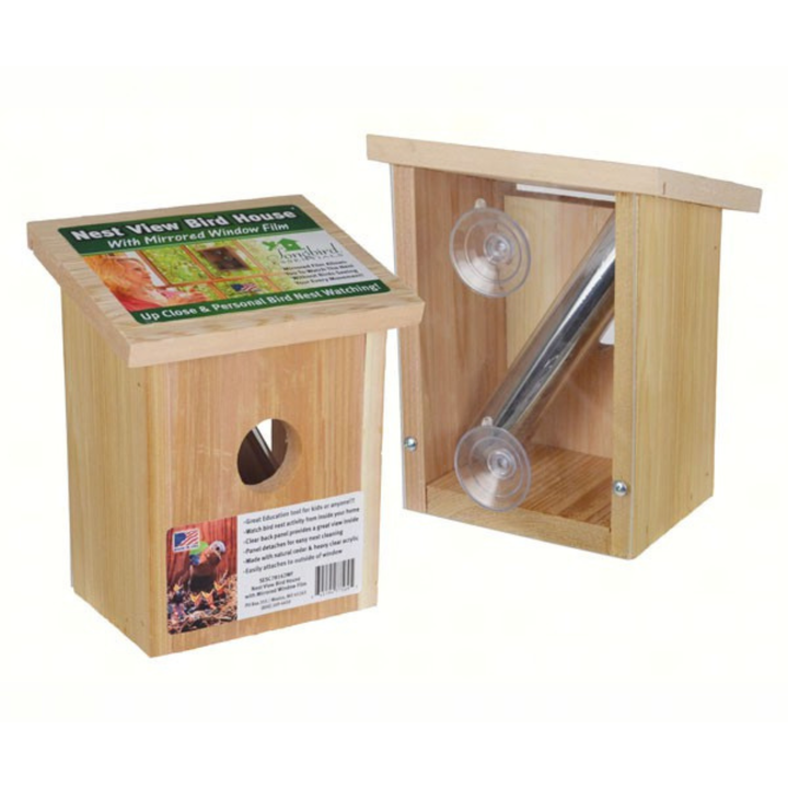 Window View Cedar Birdhouse