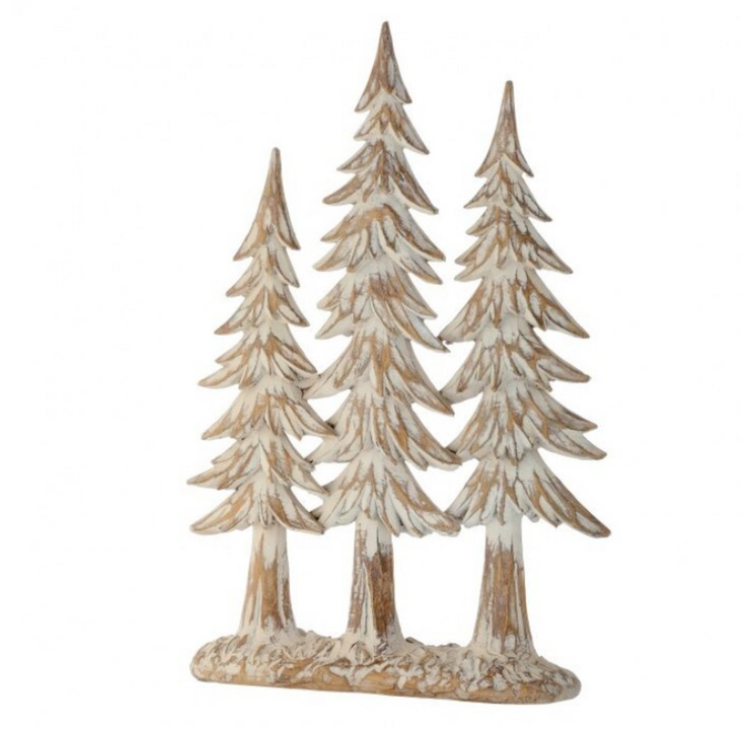 Winter Chalet Tree Grove