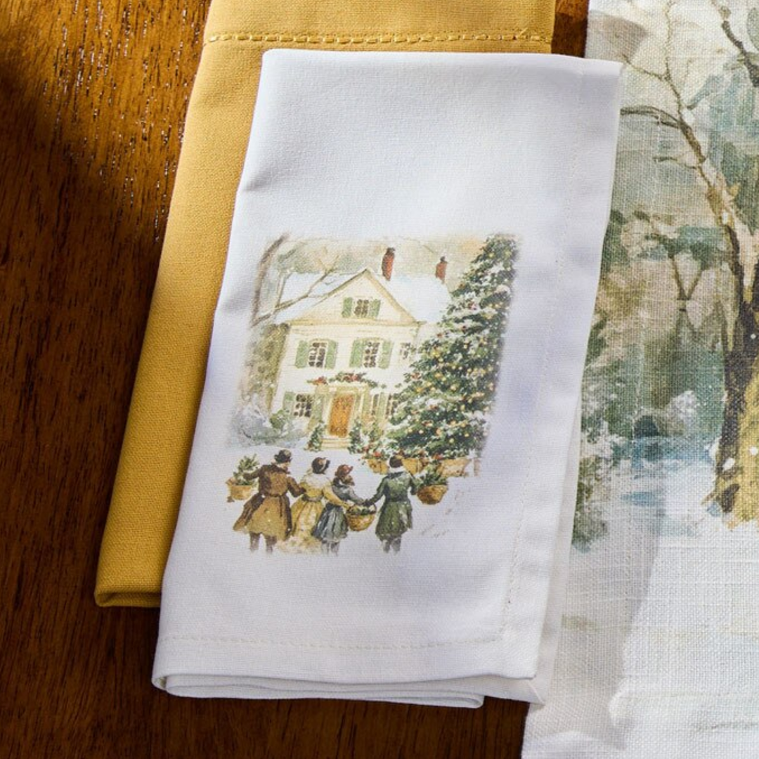 Winter In The Country Napkin