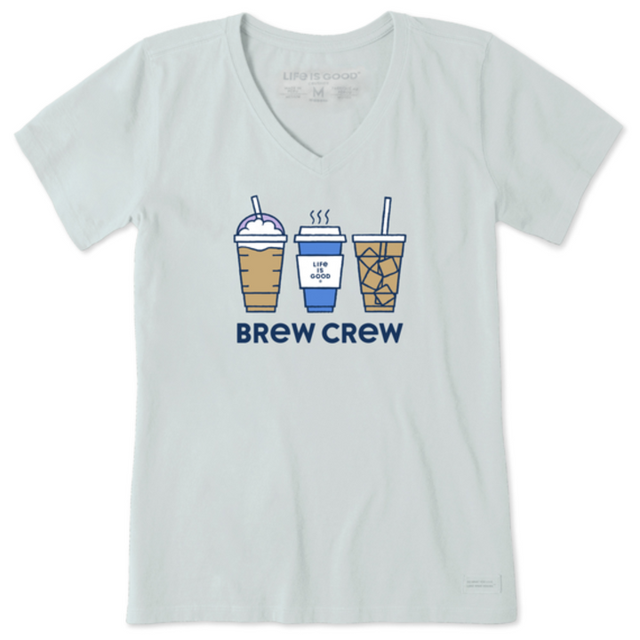 Women's Life Is Good Brew Crew Crusher Tee